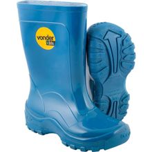 Bota Infantil de Pvc, Azul, com Forro, 30/31, Vonder OstenVonder