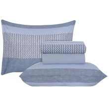Jogo de Lençol Cama Box Queen Kit 4 Peças Com Elástico Sonhare Sultan Milão