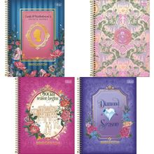 CADERNO ESPIRAL UNIVERSITÁRIO 10M 160F BRIDGERTON - TILIBRA