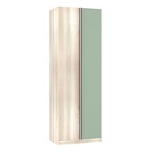 Guarda Roupa Solteiro Canto Reto Luciane Prime Plus 1 Porta Verde Jade