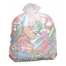 Saco para Lixo 100L 75x95x0 e 10 para Descarte de Resíduos Transparente Higipack