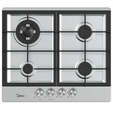 Cooktop a Gás Midea 4 Bocas com Mesa em Inox - CYB4B