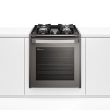 Fogão de Embutir Electrolux Experience FE4EG 4 Bocas Mesa de Vidro Forno 79L PerfectCook360 Cinza