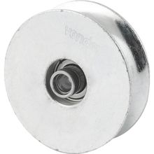 Roldana Para Portão 2.1/2", Tipo U, aço Zincado, com Rolamento e Bucha, Vonder OstenVonder