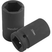 Soquete Sextavado de Impacto, Encaixe de 1" x 30,0 mm, Para Desforcímeto, Vonder OstenVonder