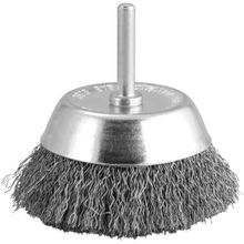 Escova de aço Inox Tipo Copo, 3", com Haste 1/4" Vonder OstenVonder