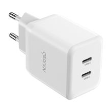 Carregador de Tomada Turbo 35W Super Power Duo - Branco - Geonav - CH35PDWT