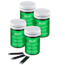 KIT 100 TIRAS DE GLICOSE GLICOCHECK CARE PLUS - MULTI SAÚDE