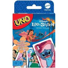 Jogo UNO Lilo & Stitch Regra Especial com 112 Unidades Licenciadas Disney Mattel