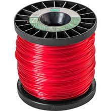 Fio de Nylon 2,7 mm x 308 m, Vermelho Perfil Redondo, 2 kg, 7169, Ekilon Grass OstenVonder