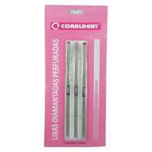 Tira de Lixa de Aço Diamantada Perfurada Sortida com 9UN - CORALDENT