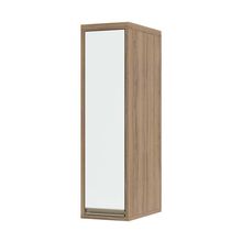 Armário Aéreo 20 Cm 1 Porta De Abrir 1 Prateleira Mel Luciane Móveis Vanilla Com Branco