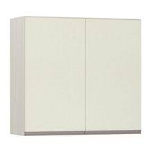 Armário Luciane 80cm 2 Portas Luci Legno Crema C/Kashmir