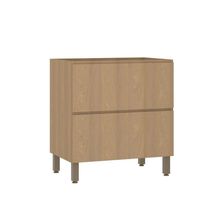 Balcão De Cozinha 80cm 1 Porta E 1 Gaveta Sem Tampo Slim Luc Freijó/freijó