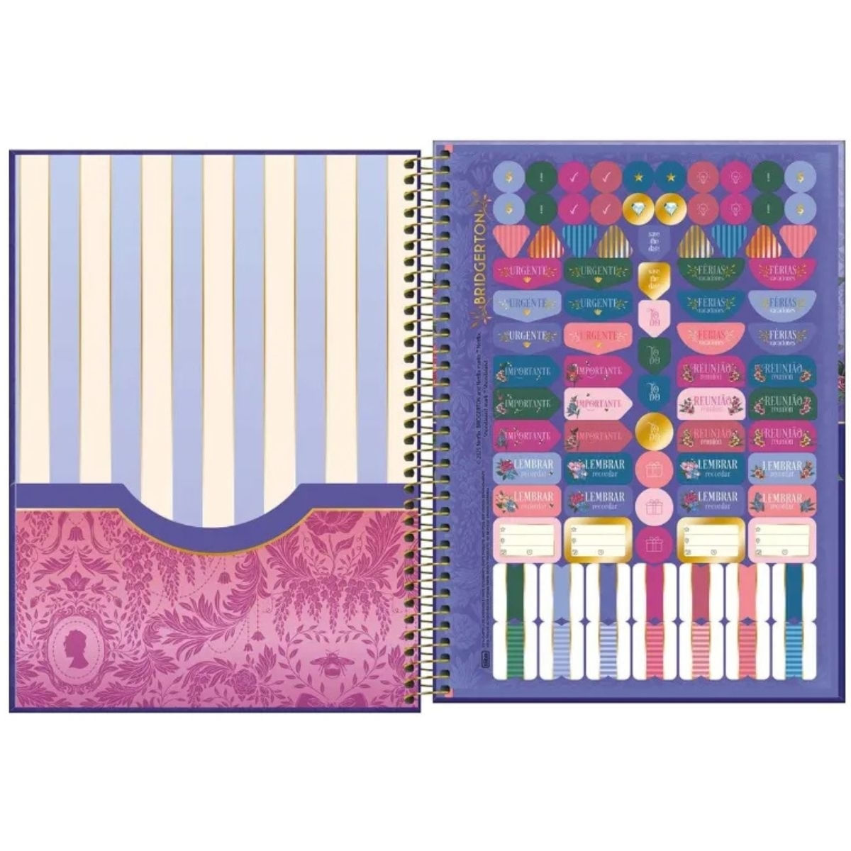 CADERNO ESPIRAL UNIVERSITÁRIO 1 MAT 80F BRIDGERTON - TILIBRA - Shop Coopera