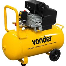 Motocompressor de ar, 8,0 Pcm, 50 Litros, 220 V~, MCV 50 Vonder 220 V~