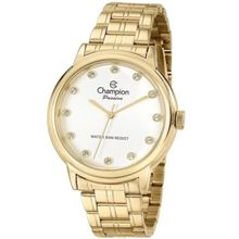 Relógio Champion Feminino Ref: Cn29874h Casual Dourado