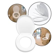 Assento De Vaso Sanitário Tampa Privada Oval