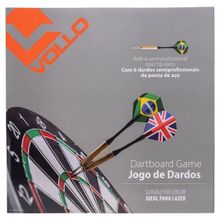 Jogo de Dardos Dupla Face Oficial 18 Polegadas Vollo VDA100