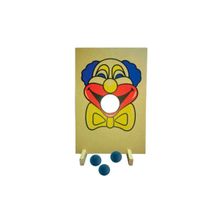 Brinquedos Educativos - Jogo Palhaço Bocão 52x35cm 3 Bolas