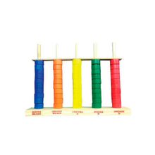 Brinquedos Educativos - Ábaco Aberto 50 Argolas