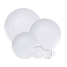 Jogo de Jantar Leonora Porcelana Branca 20 Peças Tramontina