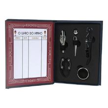 O Livro Do Vinho Kit Completo - 5 Peças