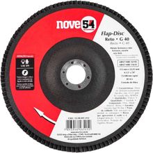 Flap-disc, Disco de Desbaste/acabamento, 4.1/2" - 115 mm, Reto, Grão 40, Nove54 OstenVonder