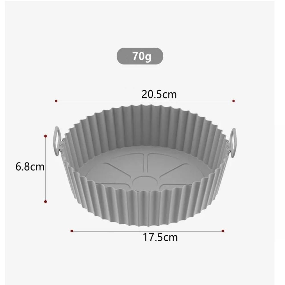 Assadeira Silicone Antiaderente Forma Para Forno E Air Fryer