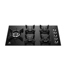 Cooktop 5 Bocas Electrolux KE5GW Efficient Mesa de Vidro Grade de Aço Fosco Bivolt