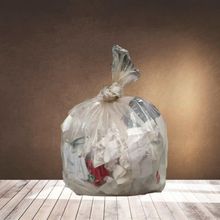 Saco de Lixo Transparente 200 Litros Médio 0.10 Uso Geral Branco Higipack