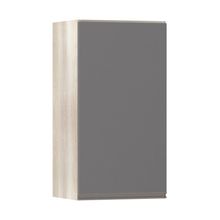 Armário Luciane 40cm 1 Porta Luci Legno Crema C/Cinza Puro
