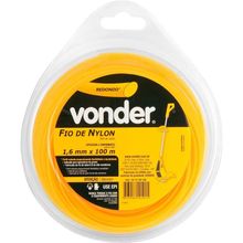 Fio de Nylon, 1,6 mm x 100 m, Redondo, Vonder OstenVonder