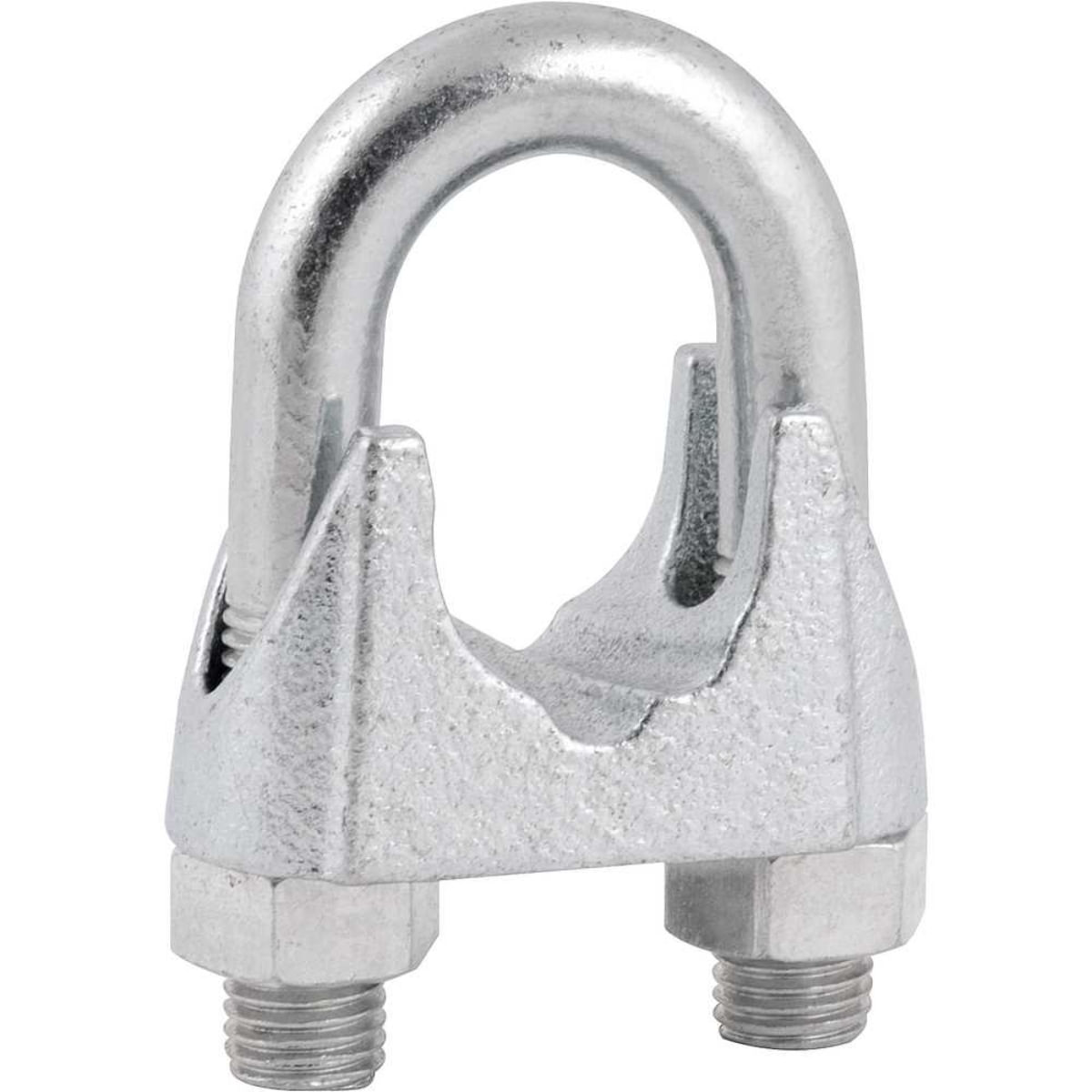 "Clips para cabo de aço 1.1/8"" leve galvanizado Vonder"
