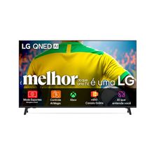 Smart TV 4K LG QNED 55 Polegadas Processador AI A7 Gen 8, Super Upscaling, WebOS 25, Controle AI Magic - 55QNED73ASA