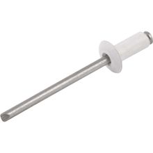 Rebite de Repuxo 4,8 mm x 10,0 mm, Branco, 510, Caixa com 1.000 Peças Vonder