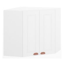 Armário Canto Diagonal 2 Portas Branco Polar