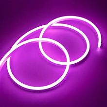 Fita de LED Mangueira Neon Silicone 100% Flexível 5m Ip67 Bivolt Roxo OEM