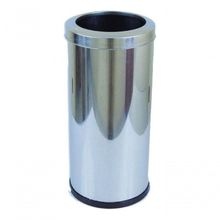 Cinzeiro Lixeira em Aço Inoxidável AISI 430 51 e 5x24 e 3 Inox 22L para Ambientes