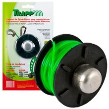 Carretel para Cortador Aparador de Grama Modelo de Grama Fio Nylon 8m 1 e 8mm