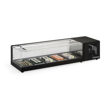 Vitrine Refrigerada De Bancada Sem Bandejas Gvrs150 Preta Gelopar 220V