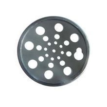 Grelha para Churrasco Grelha Inox Redonda 10X10CM em Aço Inoxidável Design Moderno Inox Overtime