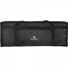 Capa para Teclado Luxo 5-8 Nylon [F002] Acolchoada com Bolsa Externa para Acessórios Harmonics