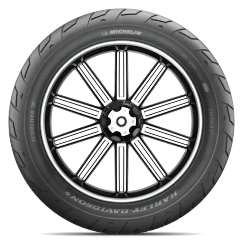 PNEU ARO 19 MICHELIN 100/90 B19 TL/TT 57H SCORCHER 31 DIANTEIRO ...