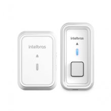 Campainha sem Fio CIB 101 com Bateria de Longa Duração e Instalação Fácil Branco Intelbras