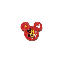 Borracha Molin do Brasil Mickey Mouse Molin Estampa 4 com Formato Ergonômico para Uso Escolar Branca
