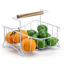 Fruteira de Mesa Eco Design em Inox Sustentável para Frutas Branco Arthi