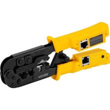 Alicate Crimpador Vonder AC 410 4 Em 1 RJ45 RJ12 RJ11 200mm