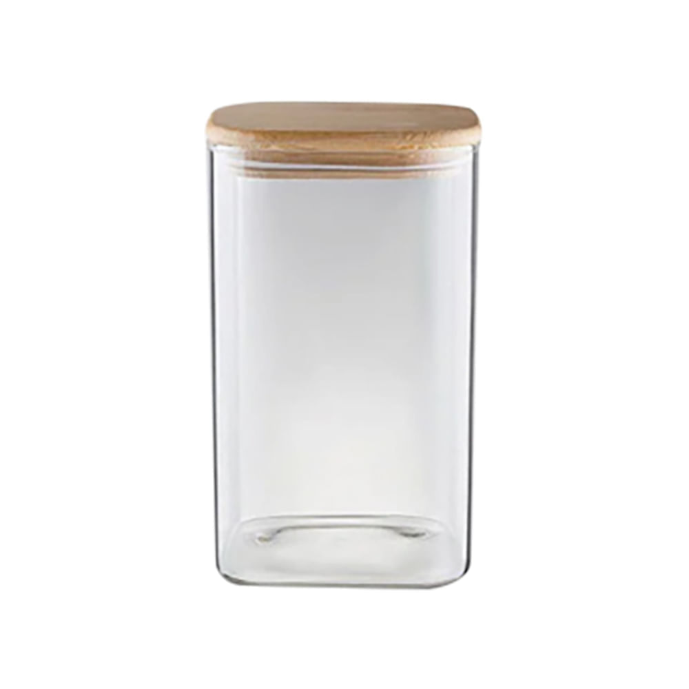 Pote Hermético Quadrado Boro Lieg 1,2L Hauskraft