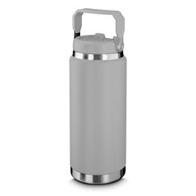Garrafa Térmica TPC Parede Dupla em Aço Inox com Alça e Vedação em Silicone Cinza 900ML